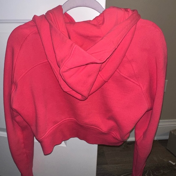 Pink lululemon cropped zip up hoodie size small - Picture 4 of 6